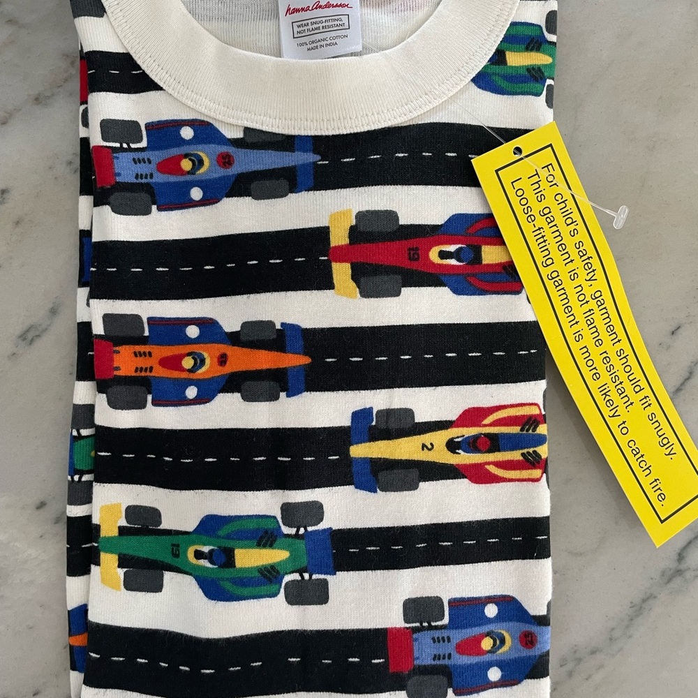 Hanna Andersson • Race Day • Pajama Top • Organic Cotton • Size 14-16  • BN - Picture 4 of 6